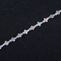 A Natural White Cultured Irregular Cross Shape Freshwater Pearls Baroque Pearls