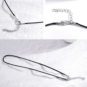 Bán Buôn Giá Rẻ Của Phụ Nữ Da Sáp Sợi Dây Thừng Vòng Cổ Dây Cho Mặt Dây Chuyền Cổ Điển Hình Học Sợi Chuỗi Đồ Trang Sức Làm Vật Liệu - Product Image 5