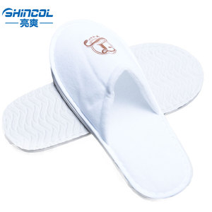 Confortable Hôtel Pantoufles <span class=keywords><strong>Rafale</strong></span> Pantoufles Pantoufles Avec Logo Personnalisé - Product Image 1