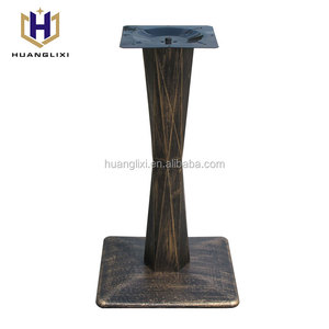 Salle à manger cru fonte pied de table pour table ronde en granit haut - Product Image 2