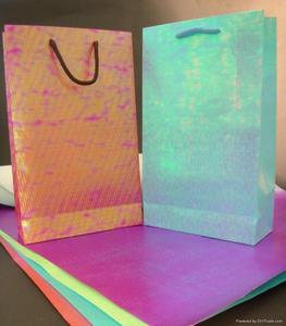 Dichroic Schillernden Film Wrapping Papier Für Glitter Karton, Eco Papier Tasche, Geschenk Box - Product Image 5