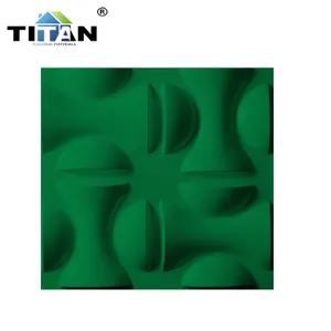 TITAN Home Decoration Grüne Farbe Ölgemälde Innendekoration 3d Wand paneel In Dubai