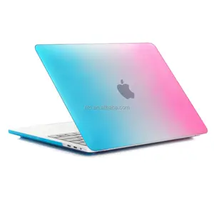 适用于Mac book Pro 13笔记本电脑保护套，适用于Apple New Macbook Touch Bar的彩虹硬壳