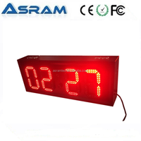 Imperméable à l'eau En Plein Air LED trafic numérique horloge/minuterie/compte à rebours/compteur affichage signe