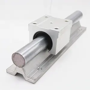 SBR25 slide rail linear support shaft dimension 25mm shaft