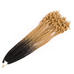 Capelli sintetici Senegalese Torsione Crochet Trecce Dei Capelli 1 Pz/lotto 100 g/pz 60 CENTIMETRI 22 Radice Ombre Intrecciare I Capelli Estensioni - Product Image 6