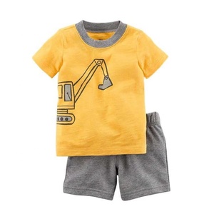 2 pièces Ensemble T-shirt Nouveau Style Haute Qualité Coton Doux <span class=keywords><strong>Pas</strong></span> <span class=keywords><strong>Cher</strong></span> Bébé Vêtements - Product Image 4
