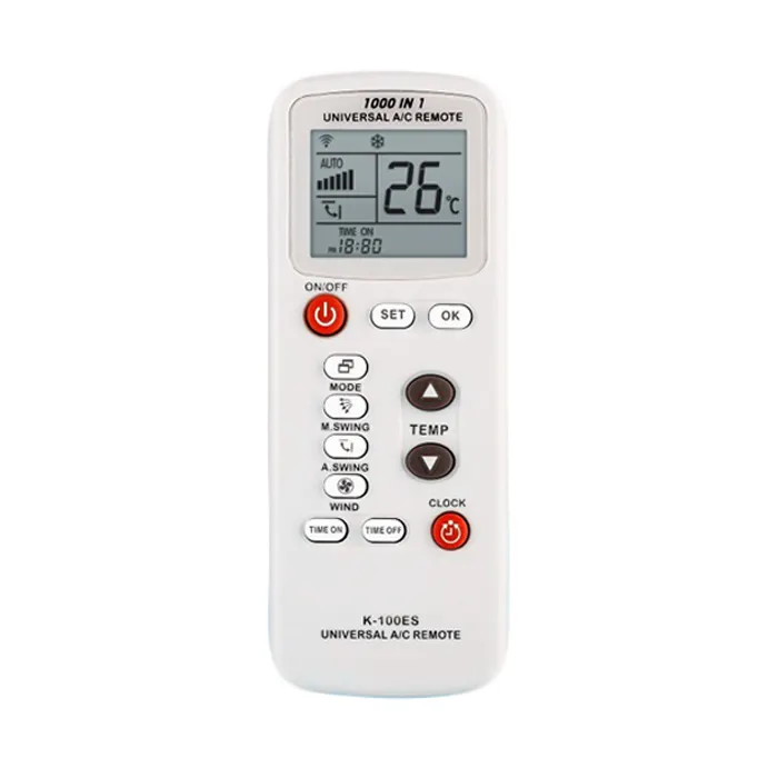 K-100ES <strong>Universal</strong> air Conditioner <strong>Remote</strong> Control <strong>Codes</strong>