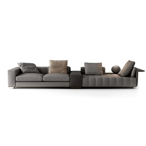 Hiện Đại Mới Nhất Thiết Kế Phòng Khách Vải 7 Chỗ Ngồi Sofa Set