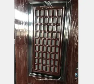 Iron Keamanan Panggangan Pintu Desain 32X79 Eksterior Baja Keamanan Pintu untuk Rumah