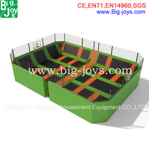 Pequeña plaza trampoline, trampoline Park para la venta a bajo <span class=keywords><strong>precio</strong></span> - Product Image 1
