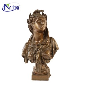 Hiện đại trang trí kim loại nghệ thuật nổi tiếng Bust điêu khắc đúc đồng thau Bronze Bust <span class=keywords><strong>David</strong></span> điêu khắc Đồng bức tượng bán thân - Product Image 5