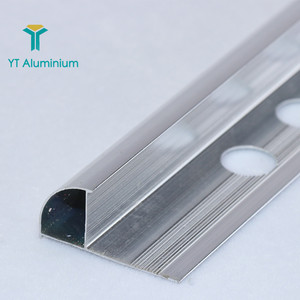 Bright Chrome Quadrant Nhôm <span class=keywords><strong>Tile</strong></span> Trim Profiles Đối Với Góc <span class=keywords><strong>Tile</strong></span> <span class=keywords><strong>Beading</strong></span> - Product Image 2
