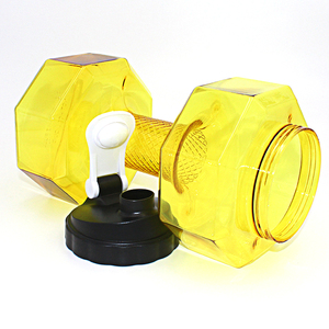 Thiết Kế Mới Xây Dựng Cơ Thể Quả Tạ 2,2L Nước Jug/2,2L Sáng Tạo Quả Tạ Phòng Tập Thể Dục Chai Nước Uống - Product Image 4