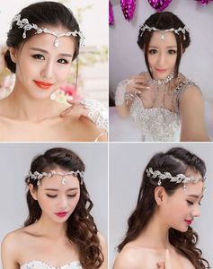 มงกุฎแต่งงานวินเทจหรูหราสีเงิน มงกุฎเจ้าสาวโลหะผสมสไตล์บาโรก มงกุฎราชินีประดับคริสตัล - Product Image 5