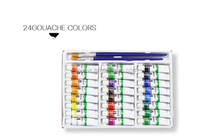 Échantillon gratuit de fournitures artistiques Bview, peinture <span class=keywords><strong>gouache</strong></span> pour étudiants, 12 ml - Product Image 2