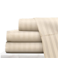 Parure de draps de qualité supérieure 600 fils/cm², 100 % coton, blanc pur, coton à fibres longues, drap de lit Queen