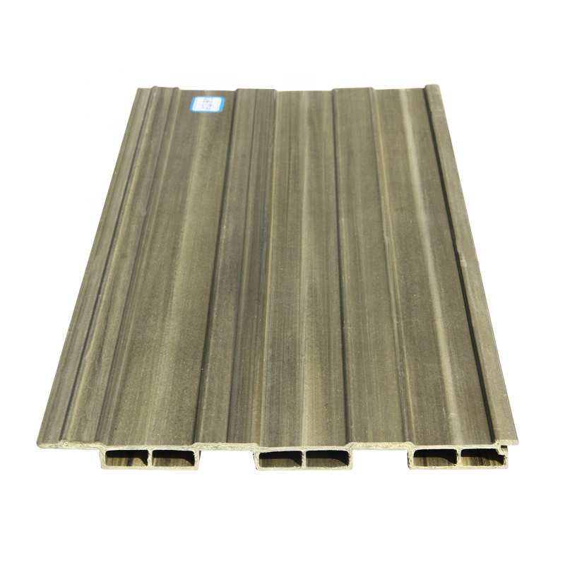 Panneau de Mur de Wpc Avec La Texture Du Bois Finition PVC Nouvelle Technologie Mises À Jour