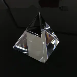 Prisma piramidal de cristal K9 personalizado, pentagonal de cristal egipcio, para Decoración