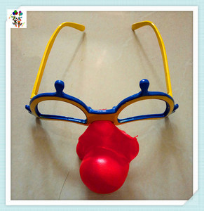 Quality Fancy Dress Costume Plastic Funny Clown Party Glasses with <strong>Nose</strong> HPC-0633 - Product Image 2