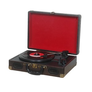Lecteur de disques vinyles portable de haute qualité avec plateau tournant audio - Product Image 2