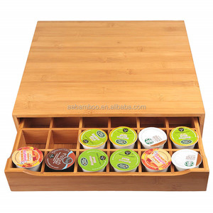 Bamboo <strong>Nespresso</strong> <strong>Capsule</strong> Coffee Pod <strong>Holder</strong> - Product Image 1