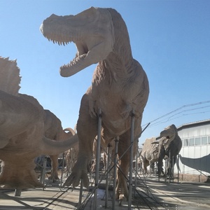 Tùy chỉnh Nhựa Ngoài Trời Điêu Khắc Động Vật Sợi Thủy Tinh Khủng Long Xương Tượng Cho Bán - Product Image 5