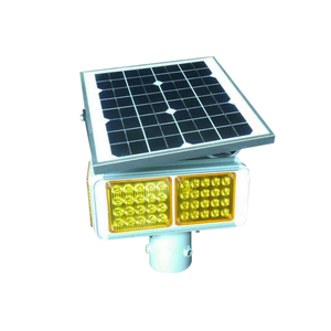 屋外ソーラーフラッシュライト白色<span class=keywords><strong>LED</strong></span>ソーラー交通警告灯交通安全ライトバーバトンワンドトーチ - Product Image 6