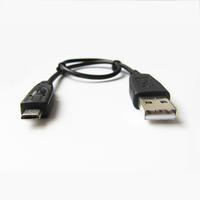 Câble de données et de charge USB court personnalisé pour mobile, de type A vers Micro/Macro USB 2.0, fabriqué à Shenzhen