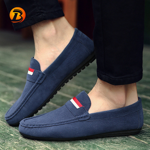 Lujo al por mayor diseño negocio plana al aire libre cómodo color personalizado mocasines de hombres - Product Image 1