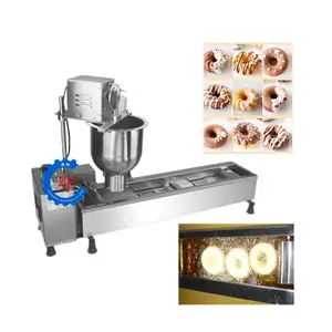 Endüstriyel donut yapma makineleri börekler yapmak için/halka fryer