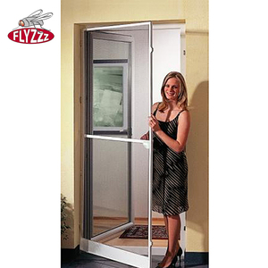 En aluminium anti mouche moustiquaire fixe cadre insectes moustiquaire porte - Product Image 1