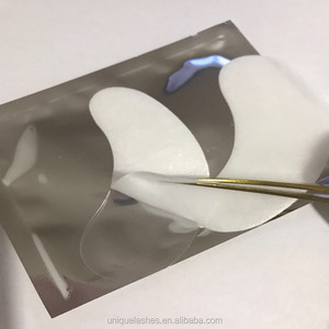 Üst sınıf kirpik uzatma uygulama araçları göz pedleri altında lint ücretsiz jel yama - Product Image 3