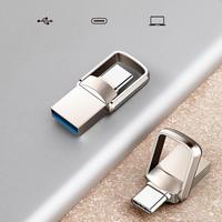 Unidad Flash USB 2.0 de Metal Tipo C de Alta Velocidad, Nueva, para Teléfonos Móviles, Computadoras y Tablets