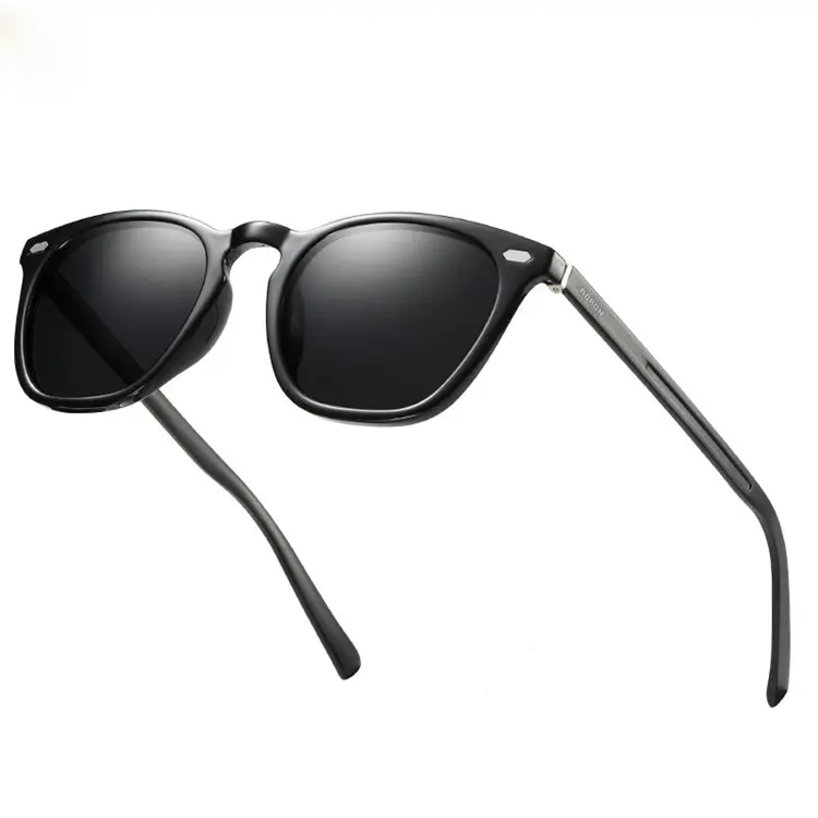 Barcur — lunettes de soleil polarisées pour hommes, monture en aluminium et magnésium, pour la conduite