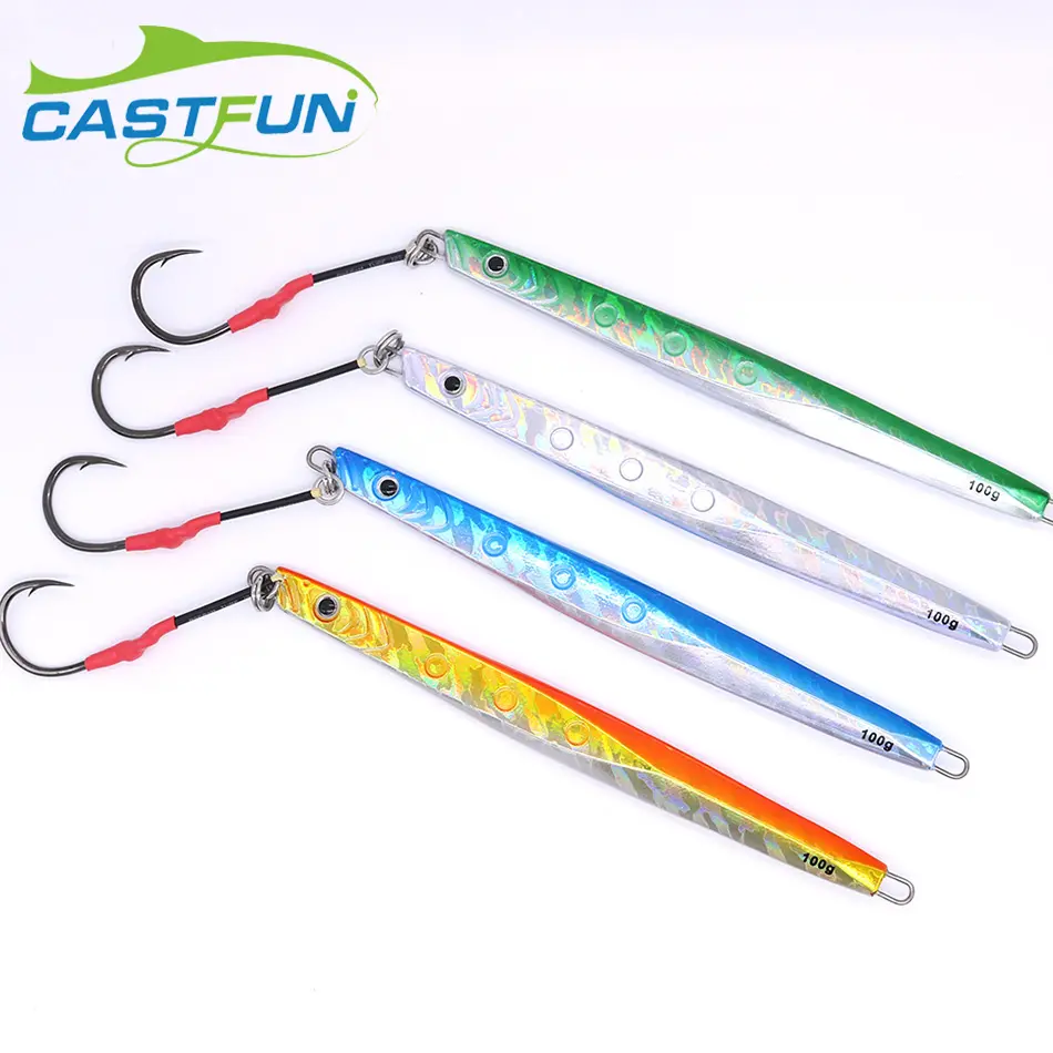 CASTFUN Benthos Speed Jig 100g 150g 200g 300g Vertikales Jigging mit Assist Hook