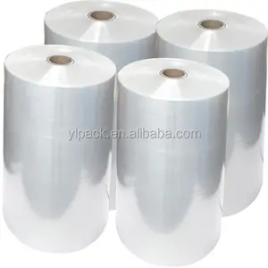 50kg 100% mới LLDPE vật liệu đúc Jumbo CuộN bộ phim kéo dài mềm mại và chống ẩm cho bao bì công nghiệp sử dụng