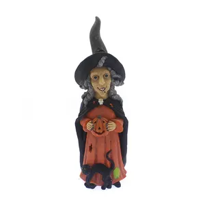 Figurine de sorcière personnalisée, déguisement d'halloween