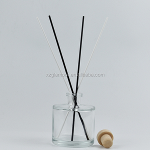 Chất lượng cao rõ ràng rỗng 200ml Vòng sậy khuếch tán chai thủy tinh với nút chai - Product Image 5