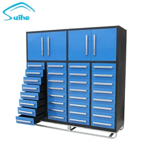 Hot Sale Widely Used 32 Drawer Combine Steel Storage Tool Cabinet With 4 Doors