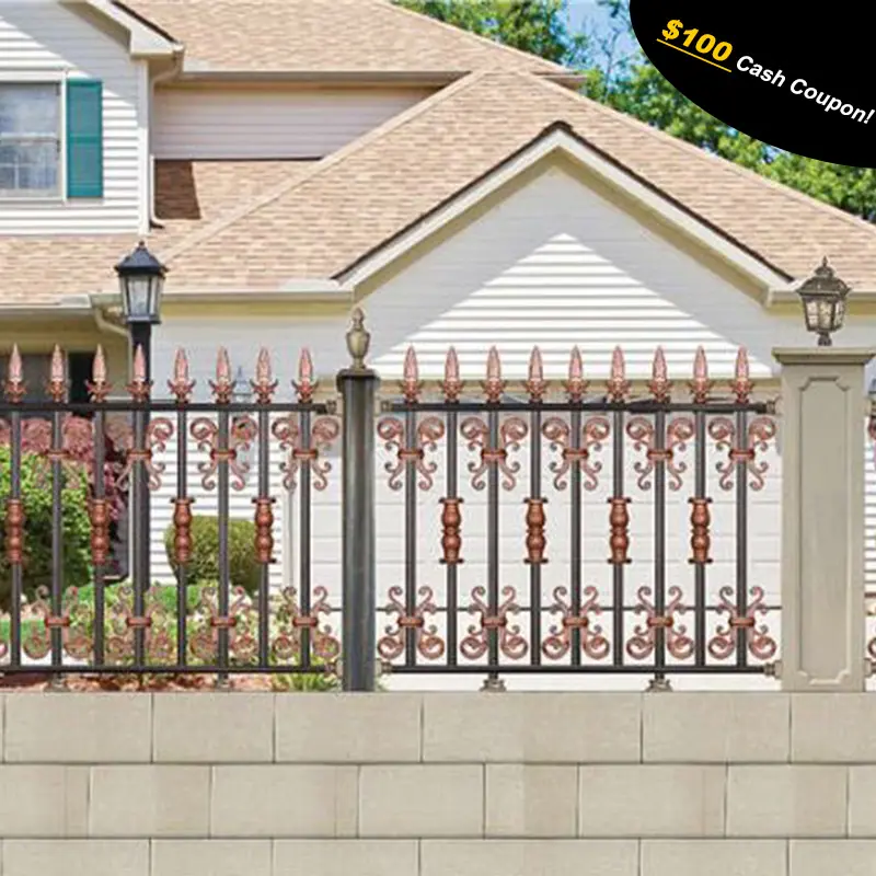 China modern popular garden fence for backyard