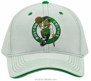 Classic 6 pannello pesante pennello twill di cotone disegno di legge panino celtics di <span class=keywords><strong>basket</strong></span> ricamo cap - Product Image 1