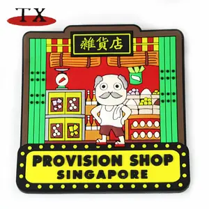 Provision Shop Singapore Soft Pvc Rubber Fridge Magnets for Promotion Gift