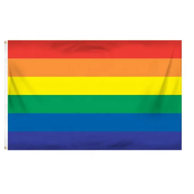 Sıcak satış 3x5ft polyester eşcinsel Philadelphia Philly LGBT Gay Pride gökkuşağı bayrağı