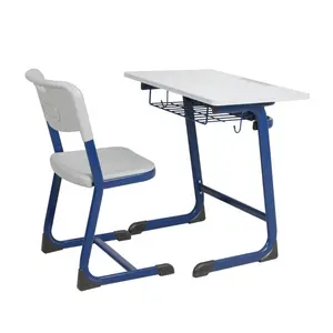 Conjunto de tabelas e cadeiras escolares, mesa de estudo primário dos fabricantes para crianças mesa de escola com cadeira