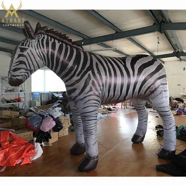 ยักษ์พอง zebra สำหรับโฆษณา