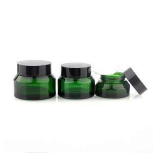 Envase de Vidrio Ámbar de Lujo para Cosméticos, Envase de Vidrio Transparente Azul Cobalto para Crema Facial y Ocular de 1oz, 100ml, 50ml, 30ml - Product Image 5