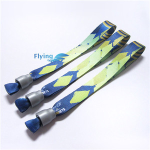 Müzik Festivali Baskılı Bilezik Otel Giriş Kumaş Bilek Bantları Bilekliği - Product Image 2