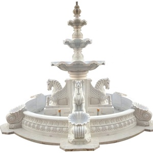 <span class=keywords><strong>Fontane</strong></span> d'Acqua <span class=keywords><strong>in</strong></span> Marmo <span class=keywords><strong>con</strong></span> Statua di Cavallo per Decorazione Moderna da Giardino Esterno - Product Image 5