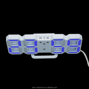 Đồng Hồ Báo Thức Để Bàn Dạng Đèn LED <span class=keywords><strong>3D</strong></span> Trạm Thời Tiết Kỹ Thuật Số Độc Đáo - Product Image 2